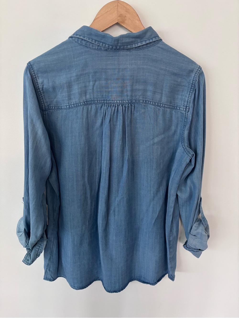 Dex Blue Chambray Button-Down Shirt - Picture 2 of 2